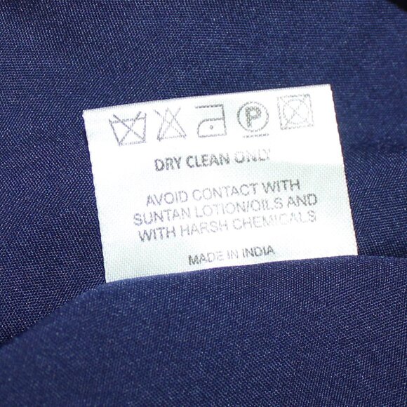 Saloni Bea Watercolor Blue Floral Button up lined Dress woman's US 8 - Picture 6 of 8